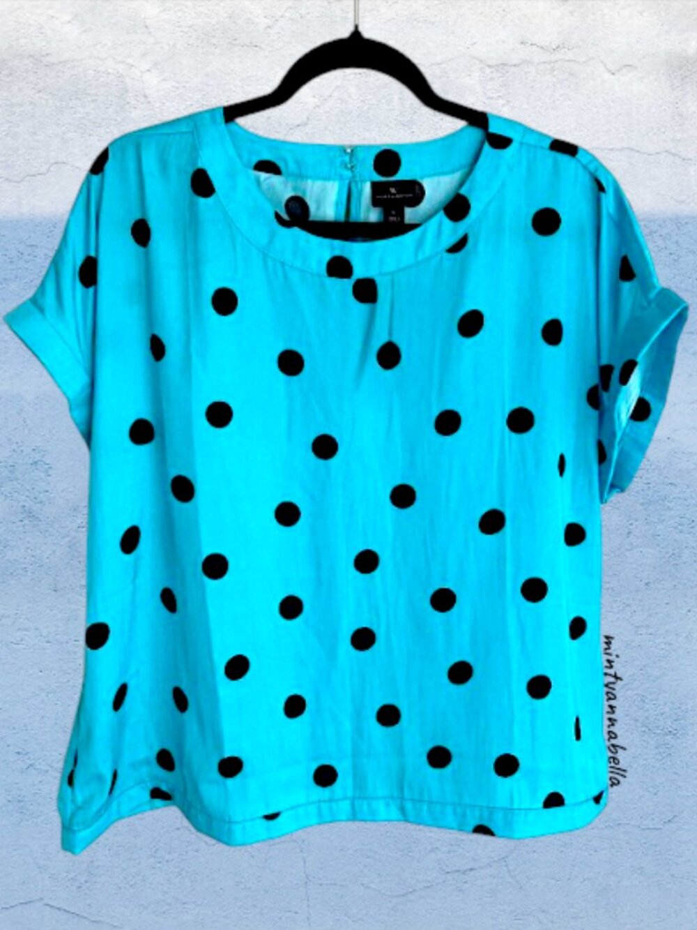 Polka Dot Shell Top